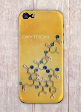 Чехол для iPhone 5 с молекулой окситоцина